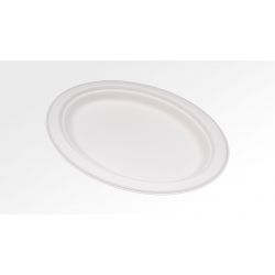 Talerz owalny z trzciny cukrowej 26/19cm
