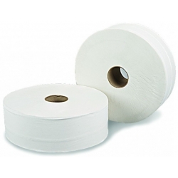 Papier toaletowy biały makulatura Jumbo ∅ 19cm