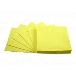 Serwetka restauracyjna jasnożółta