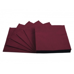 Serwetka restauracyjna bordowa
