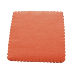 Serwetka ząbkowana pomarańczowa