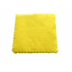 Serwetka ząbkowana cytrynowa