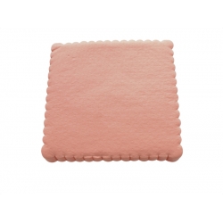 Serwetka ząbkowana łososiowa