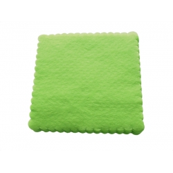 Serwetka ząbkowana seledynowa