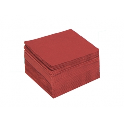 Serwetka barmańska czerwona