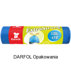 Worki sanitarne Extra Strong z taśmą 120l