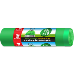 Worki sanitarne z taśmą 60l