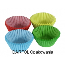 Foremka do muffinek kolorowe ∅ 4,5cm 2,5cm wys.