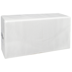 Serwetka składana biała 1/4 33/33cm