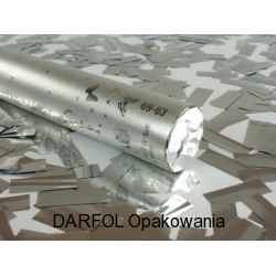 Wystrzałowe konfetti srebrne 6-8 metrów