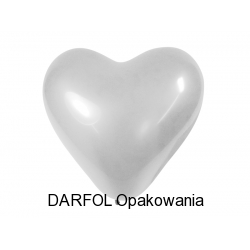 Balony w kształcie serca białe