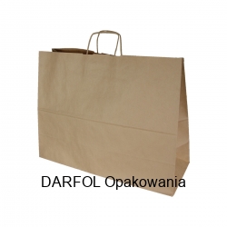 Torba papierowa brązowa 500/180/390mm