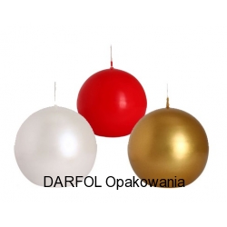 Świeca kula 8cm 25h