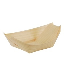Łódka z drewna 11/6,5cm