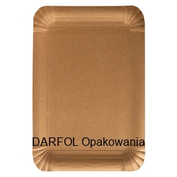 Tacka papierowa brązowa 14/20cm