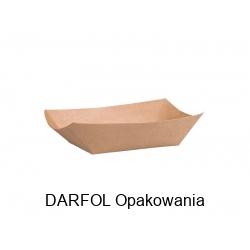 Tacka łódka Bio brązowa L 137/86/52mm