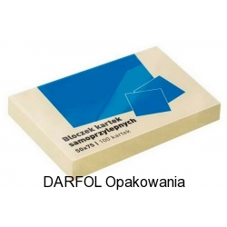 Bloczek kartek samoprzylepnych 50/75mm 100szt.