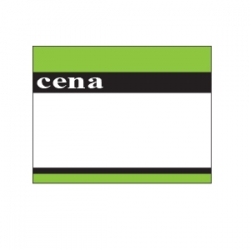 Etykieta cenowa laminowana 65/50mm