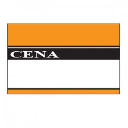Etykieta cenowa laminowana 95/60mm