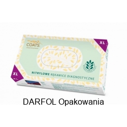 Rękawice nitrylowe COATS owsiane błękitne