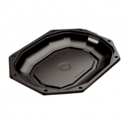 Półmisek cateringowy średni czarny 33,5/25cm