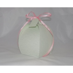 Pudełko na prezenty białe duże 8/8/11cm