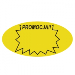 Etykieta cenowa PROMOCJA 80/40mm