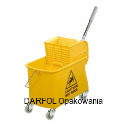 Zestaw sprzątający z prasą do mopów Kentucky na kółkach