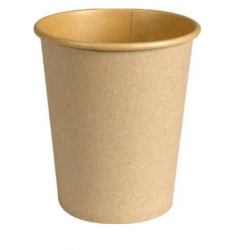 Kubek papierowy brązowy eko kraft 200ml