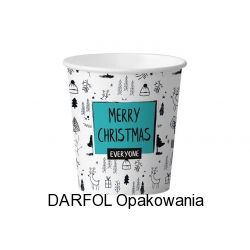 Kubek papierowy świąteczny 200ml
