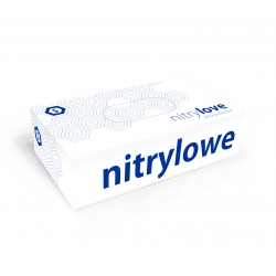 Rękawice nitrylowe niebieskie