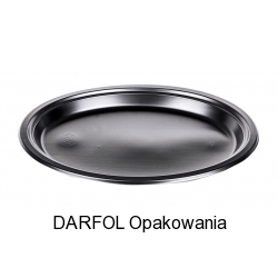 Talerz owalny czarny premium 31cm