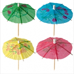 Parasolki kolorowe 10cm