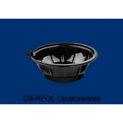 Pucharek okrągły czarny Bowl PRV 600ml