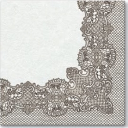 Serwetki flizelinowe Royal Laces Brown