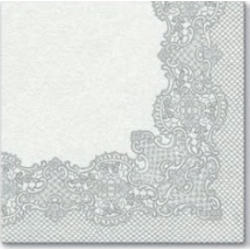 Serwetki flizelinowe Royal Laces Silver