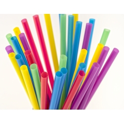 Słomka jumbo kolorowa